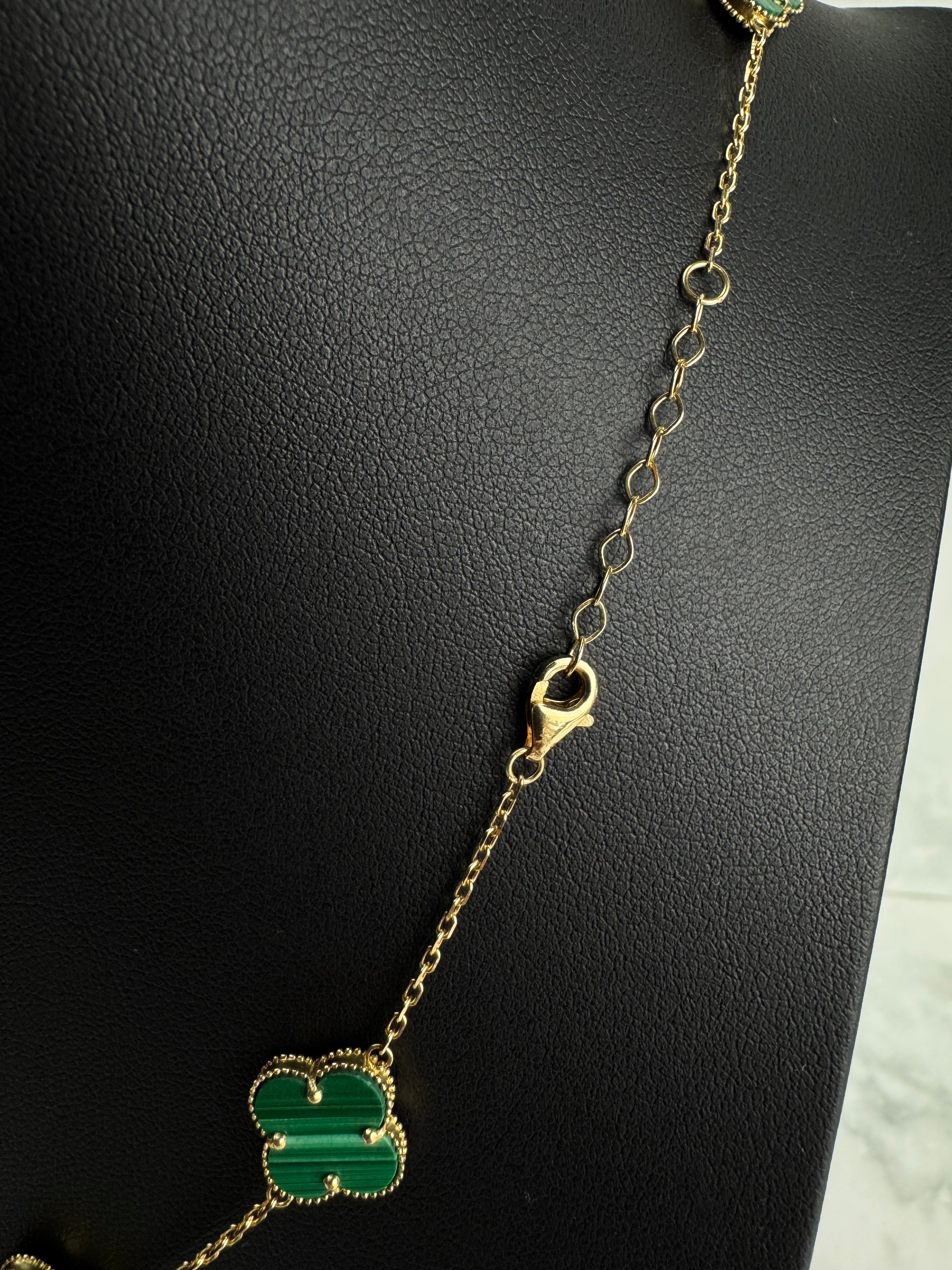 Cadena Green Clovers 50cm