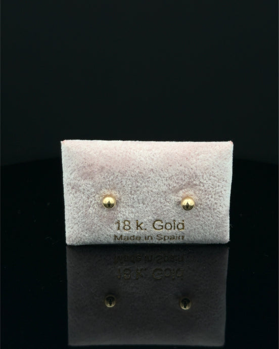 Zarcillos balines 4mm