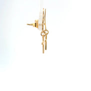 Zarcillos cruz pendant