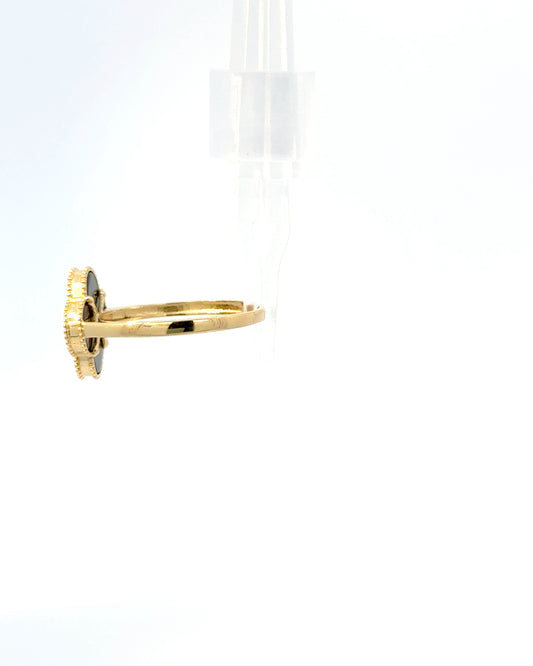 Anillo ónix clover 6.5