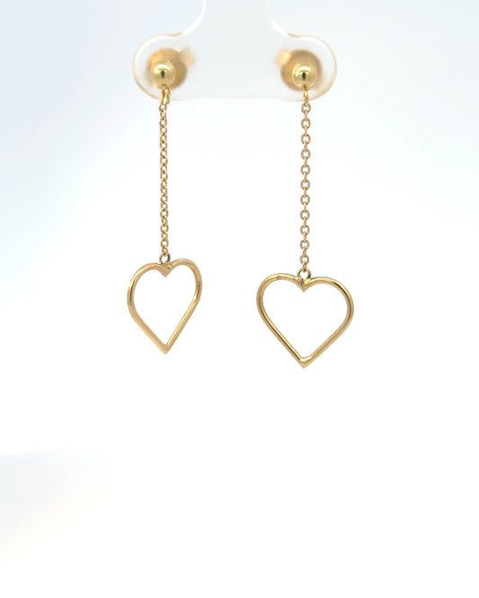 Zarcillos colgante Love