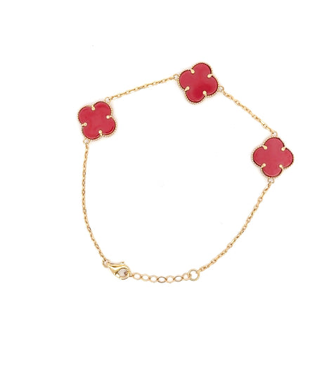 Esclava clover rojo
