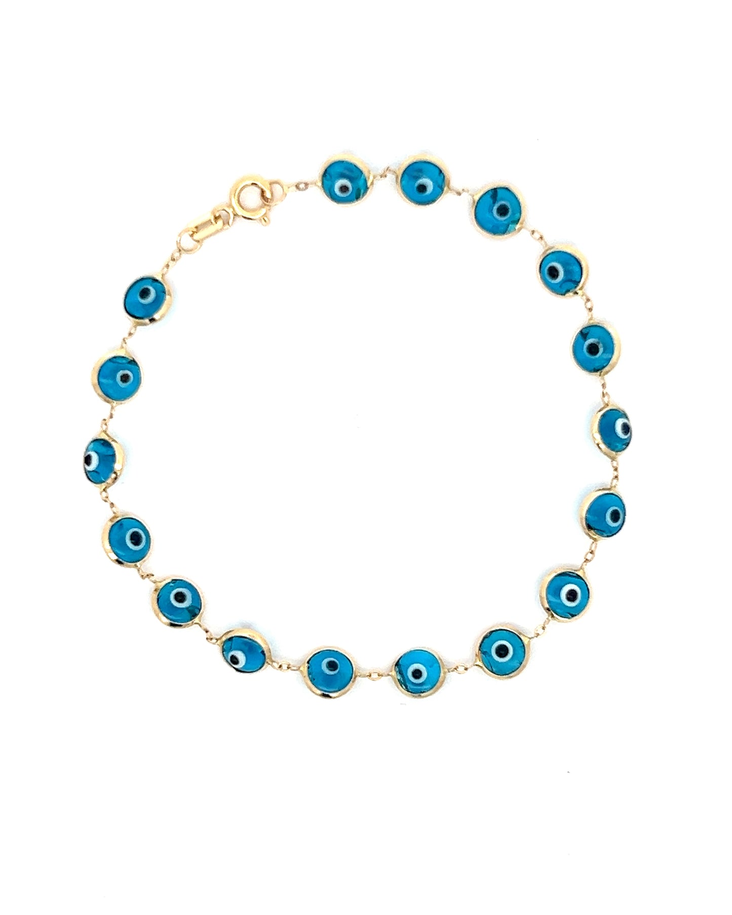 Esclava ojo turco azul cielo