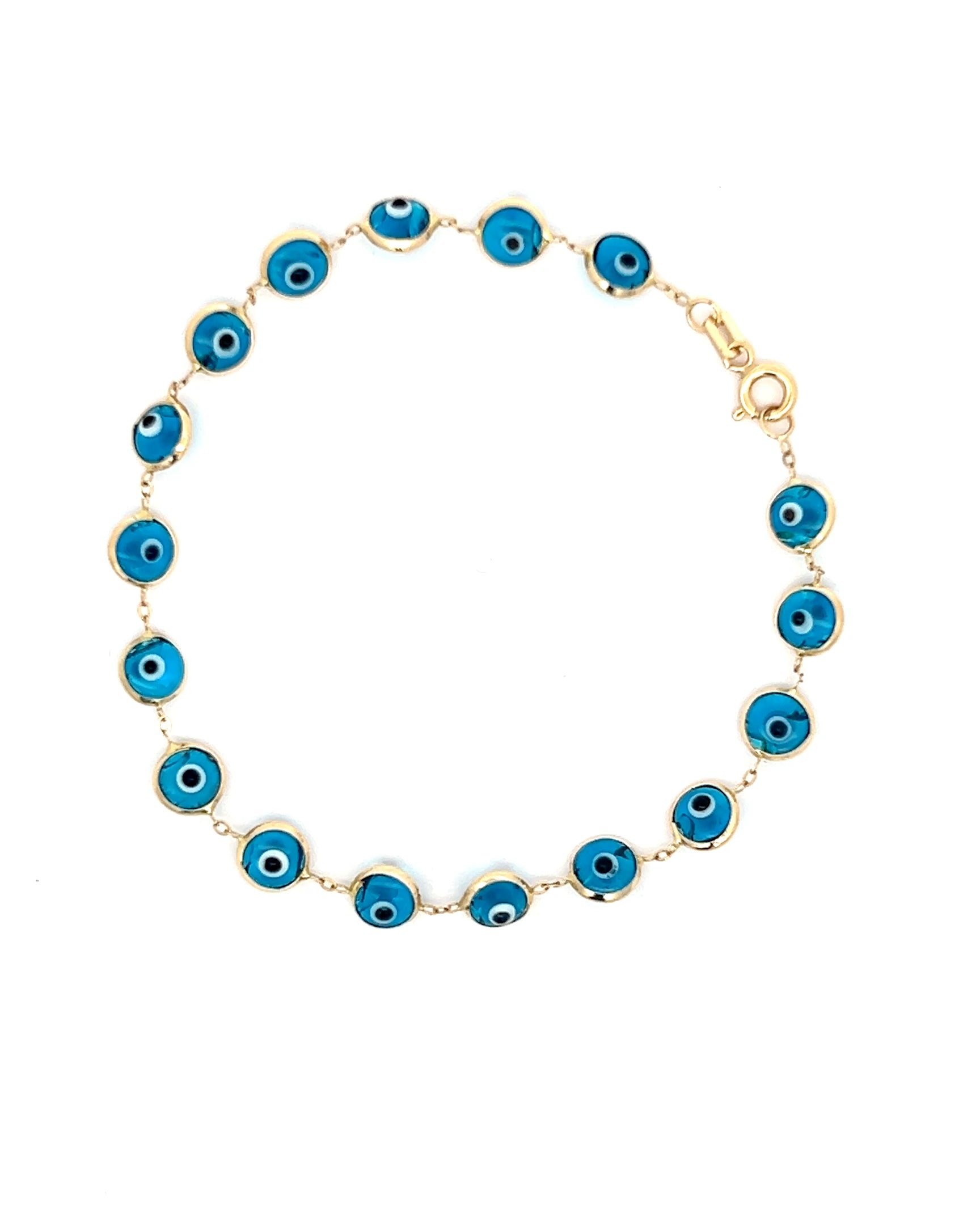 Esclava ojo turco azul cielo