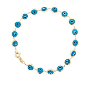 Esclava ojo turco azul cielo