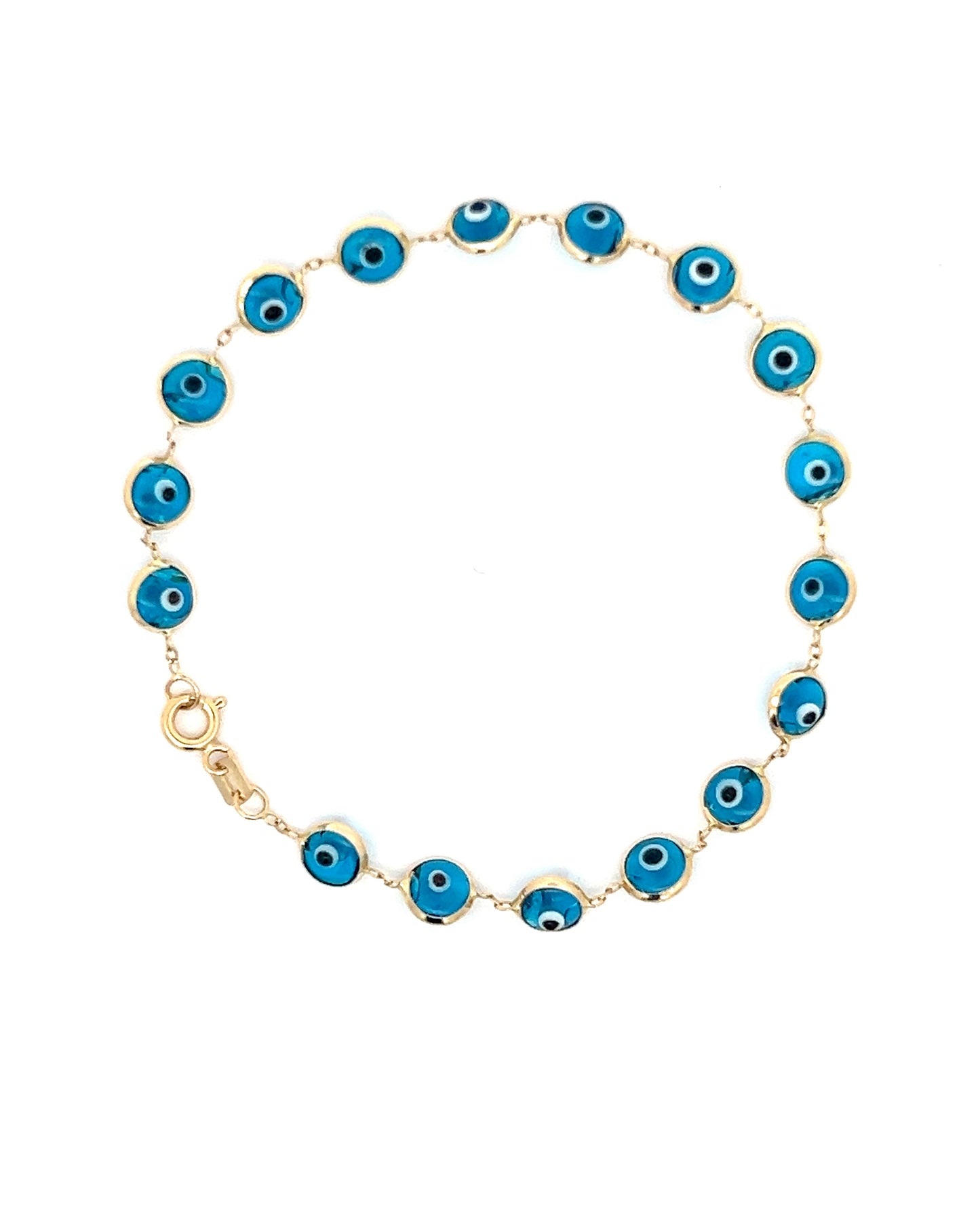 Esclava ojo turco azul cielo