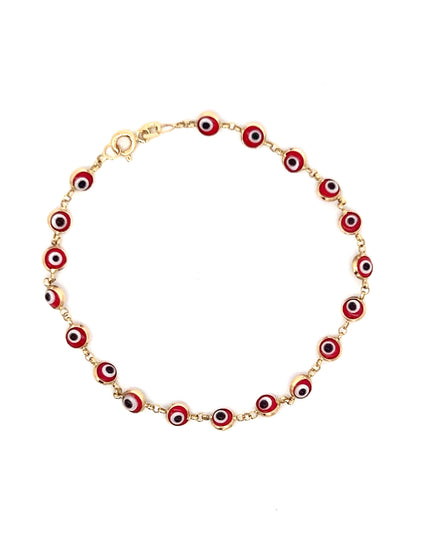 esclava ojo turco rojo