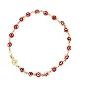 esclava ojo turco rojo