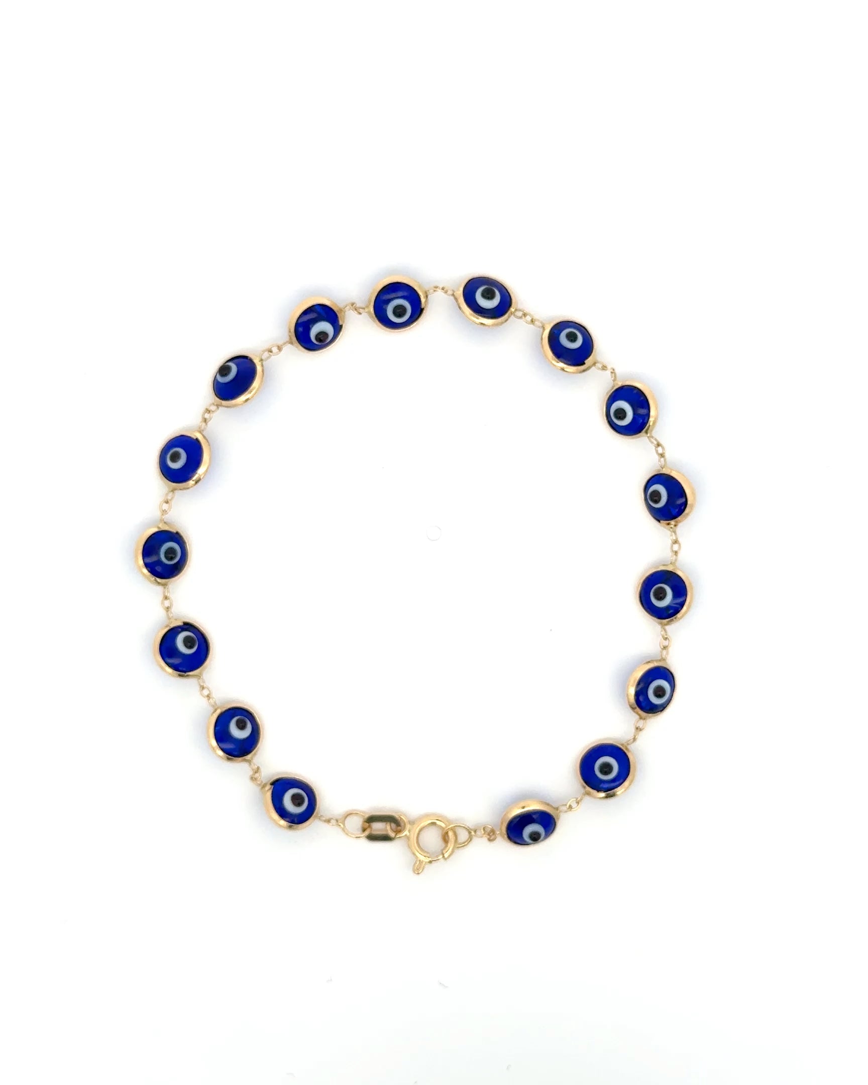 Esclava ojo turco azul marino