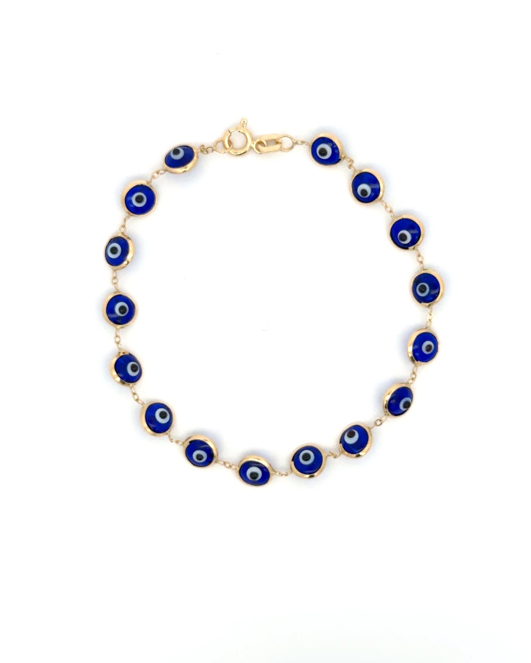 Esclava ojo turco azul marino
