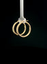 Argollas Diamond cut lineal
