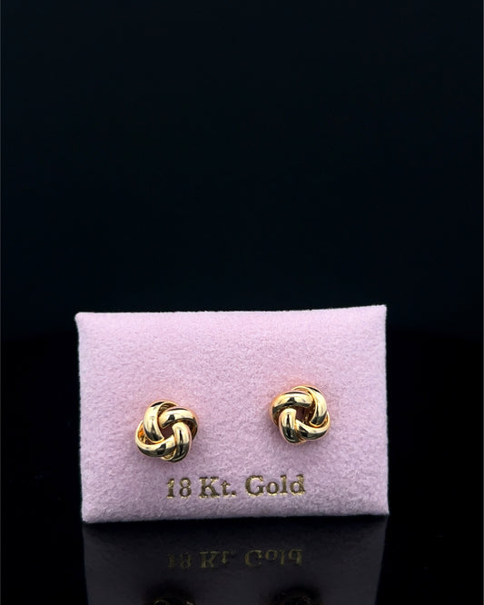 Zarcillos nudo fancy