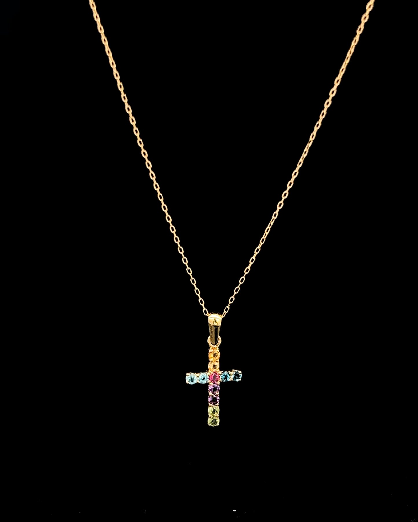 Cadena aro seguido Cruz