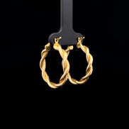 Argollas entorchadas grandes