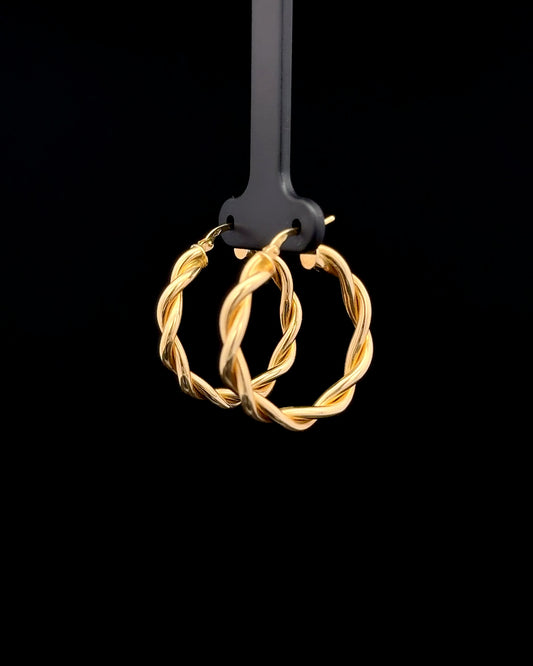 Argollas entorchadas grandes