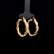 Argollas entorchadas grandes