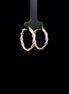 Argollas entorchadas 2 tonos