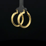 Argollas soft entorche dos tonos
