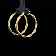 Argollas entorchadas thin