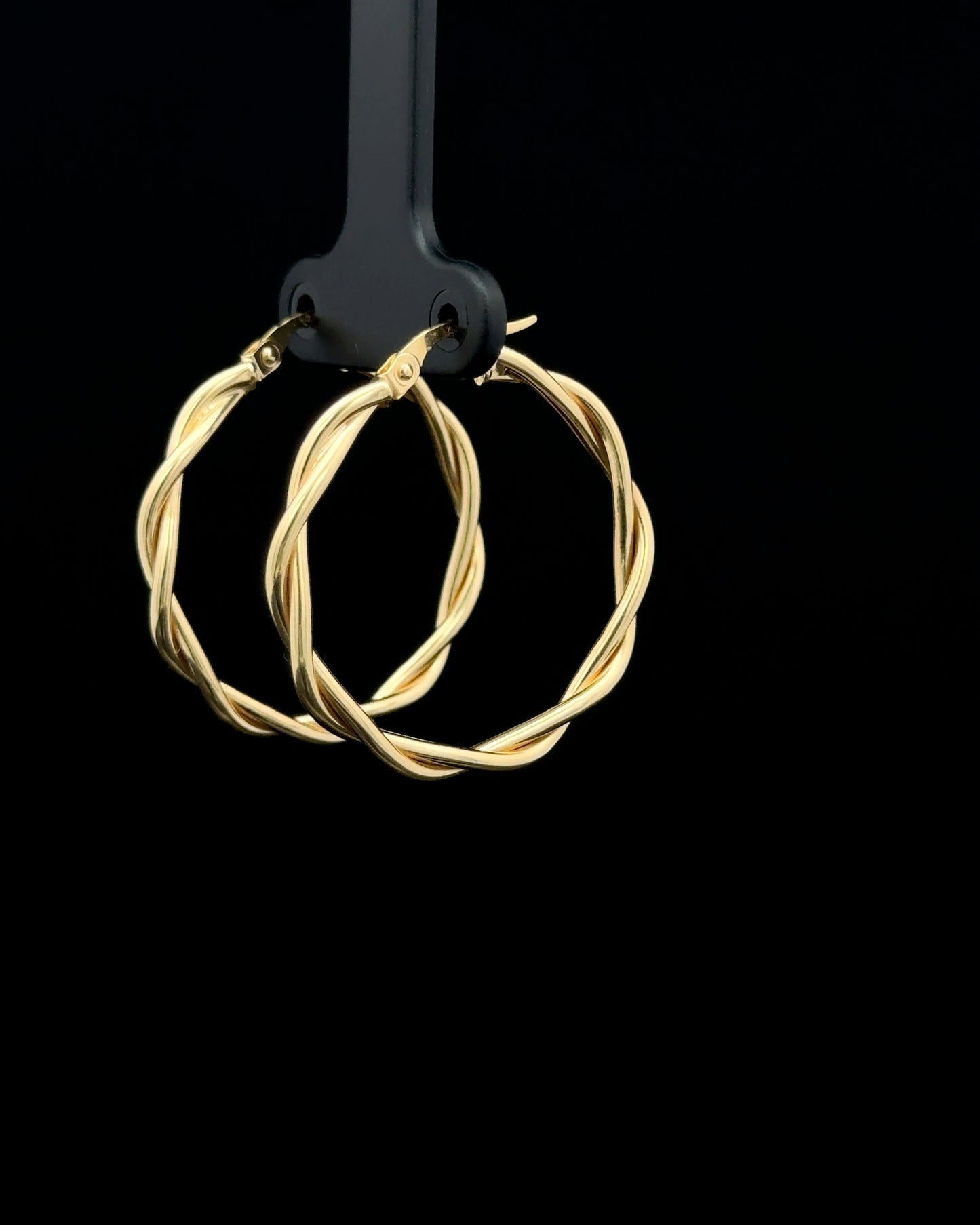 Argollas entorchadas thin