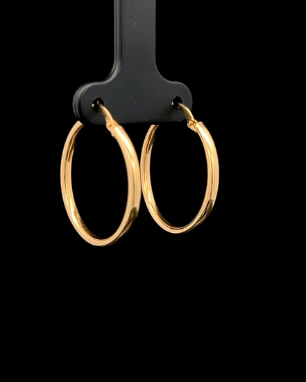 Argollas lisas thin