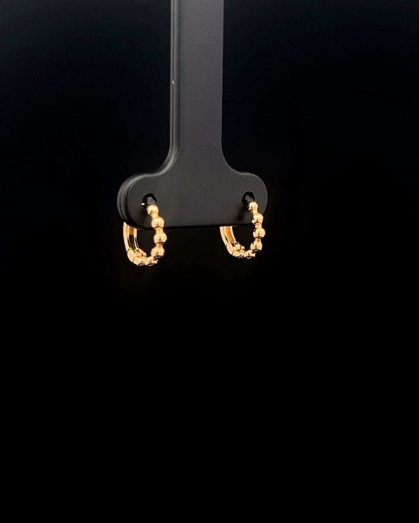 Argollas mini  bubble