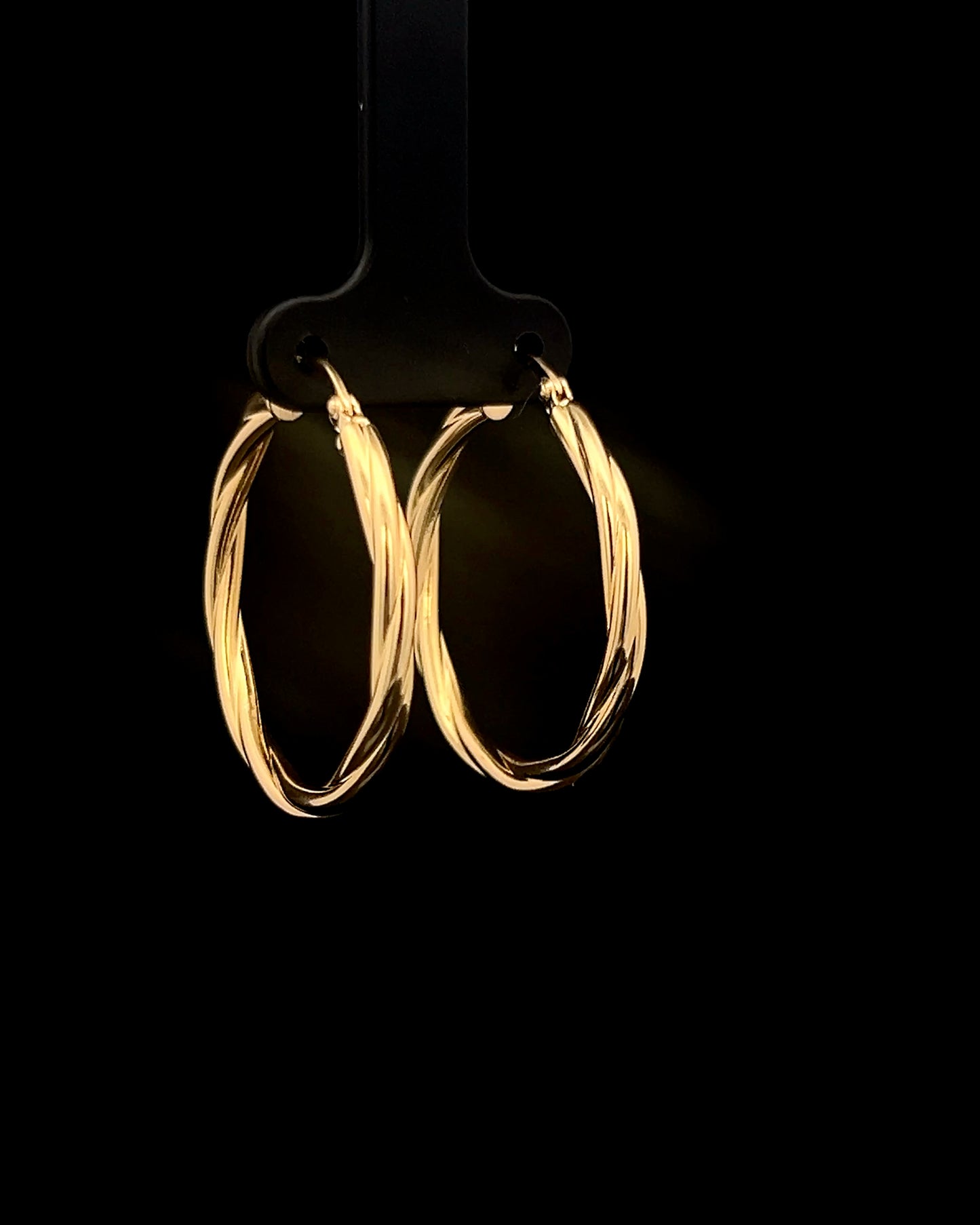 Argollas semi entorchadas