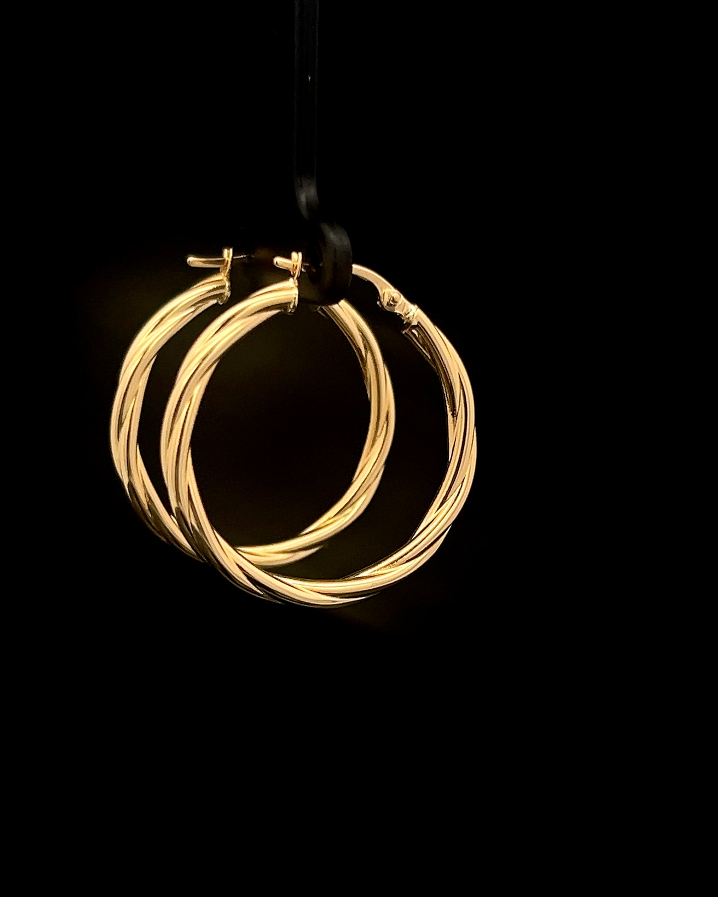 Argollas semi entorchadas