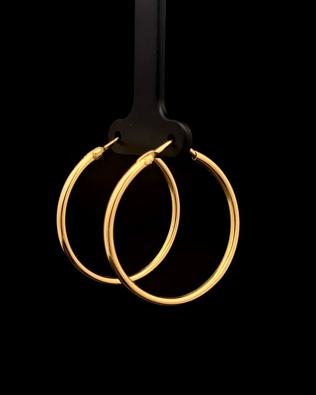 Argollas lisas clip