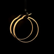 Argollas lisas cónicas