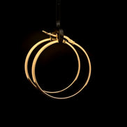 Argollas lisas cónicas