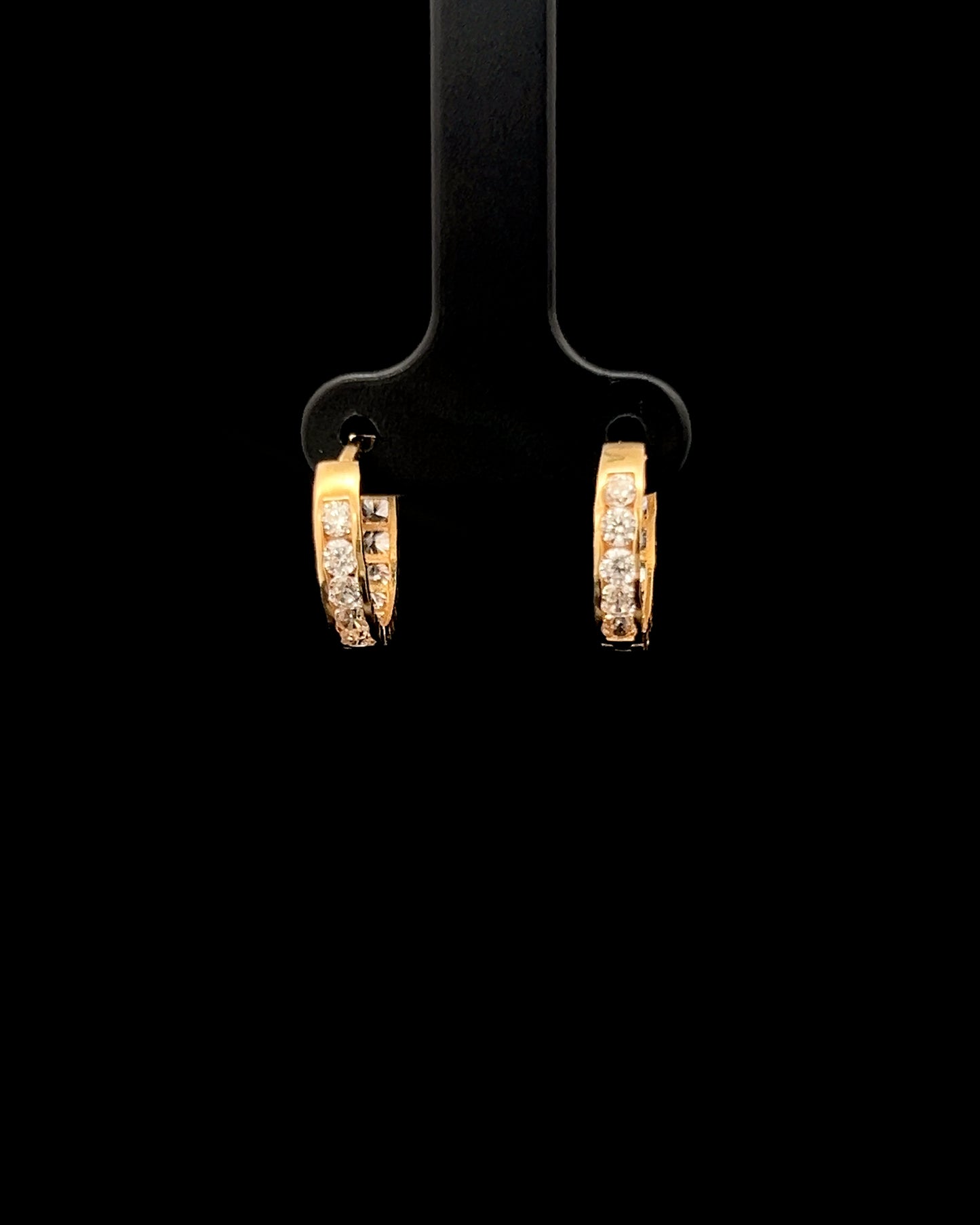 Argollas Swarovski blanco M