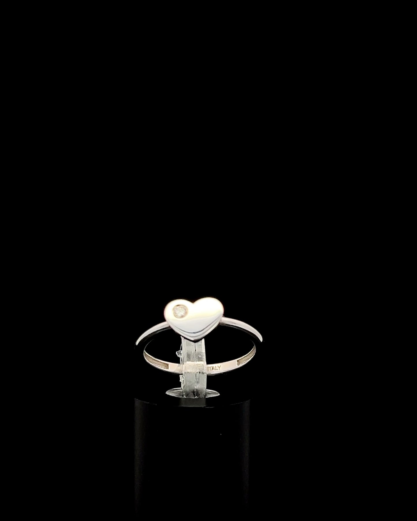 Anillo love white 6.5