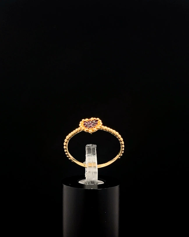 Anillo love Swarovski 7.5