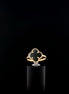 Anillo clover negro 8