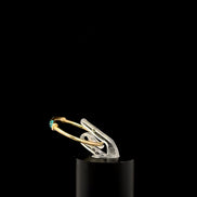 Anillo stackable turquesa 5.5