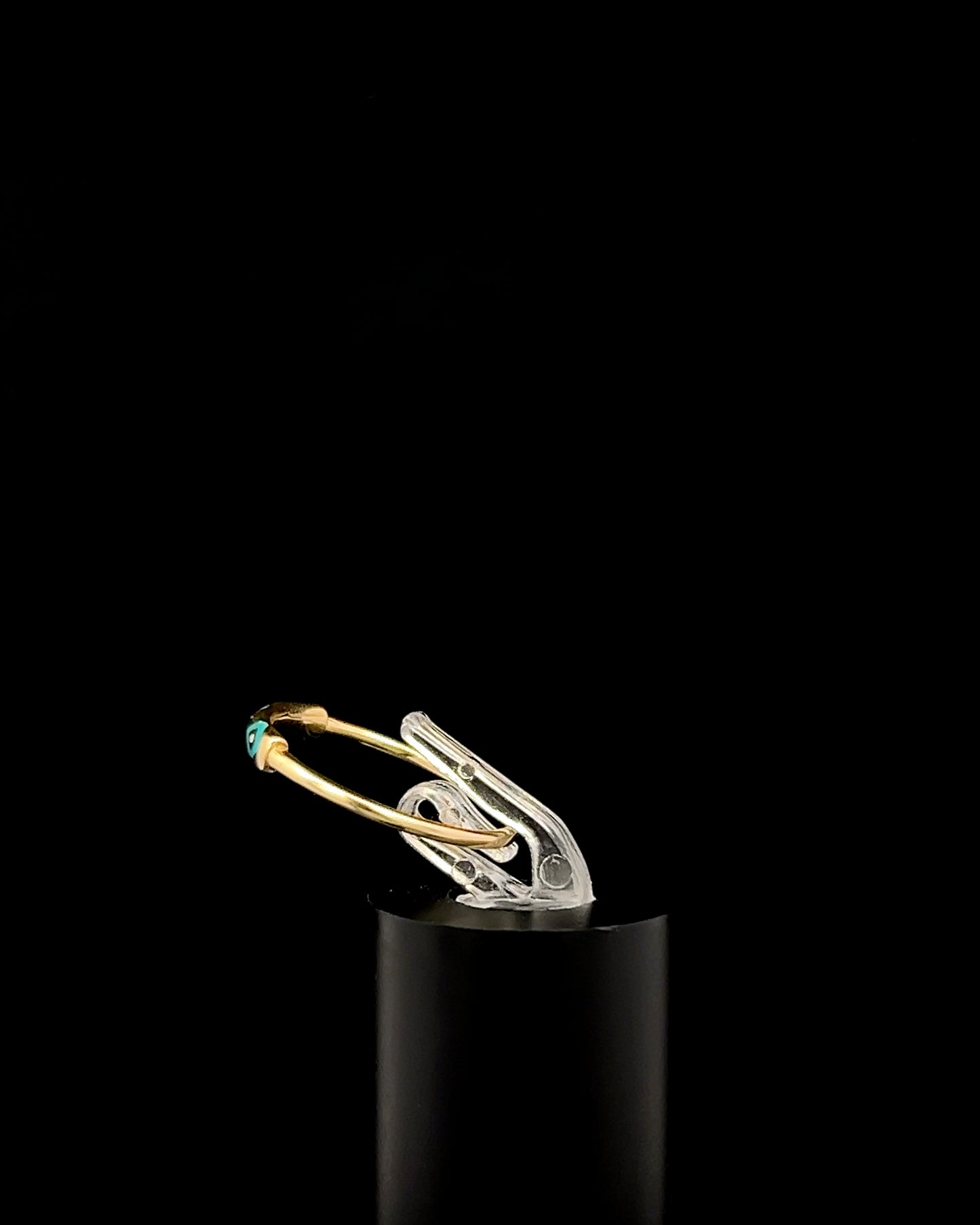 Anillo stackable turquesa 5.5