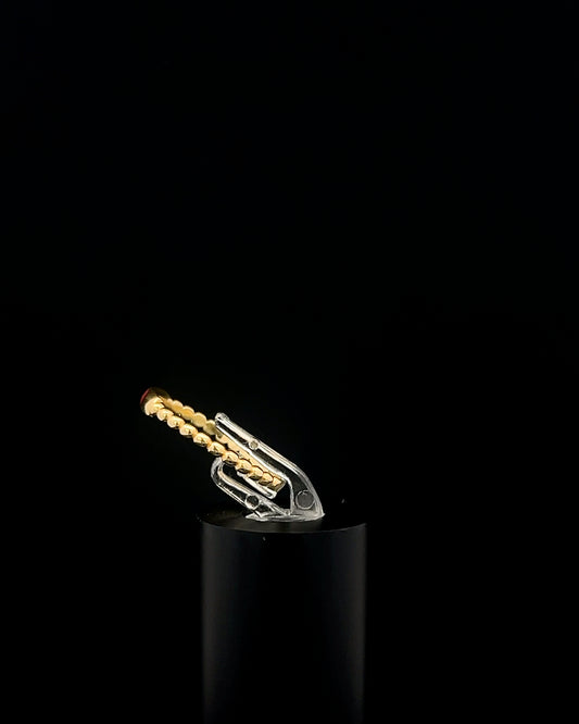 Anillo stackable rojo 6.5