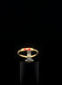Anillo stackable rojo 6.5
