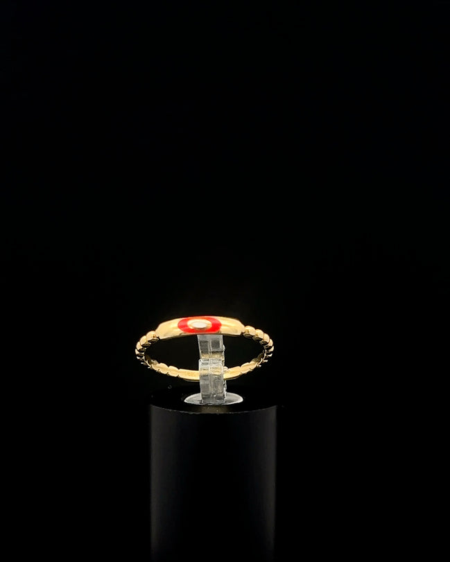 Anillo stackable rojo 6.5