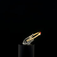 Anillo stackable rojo 6.5