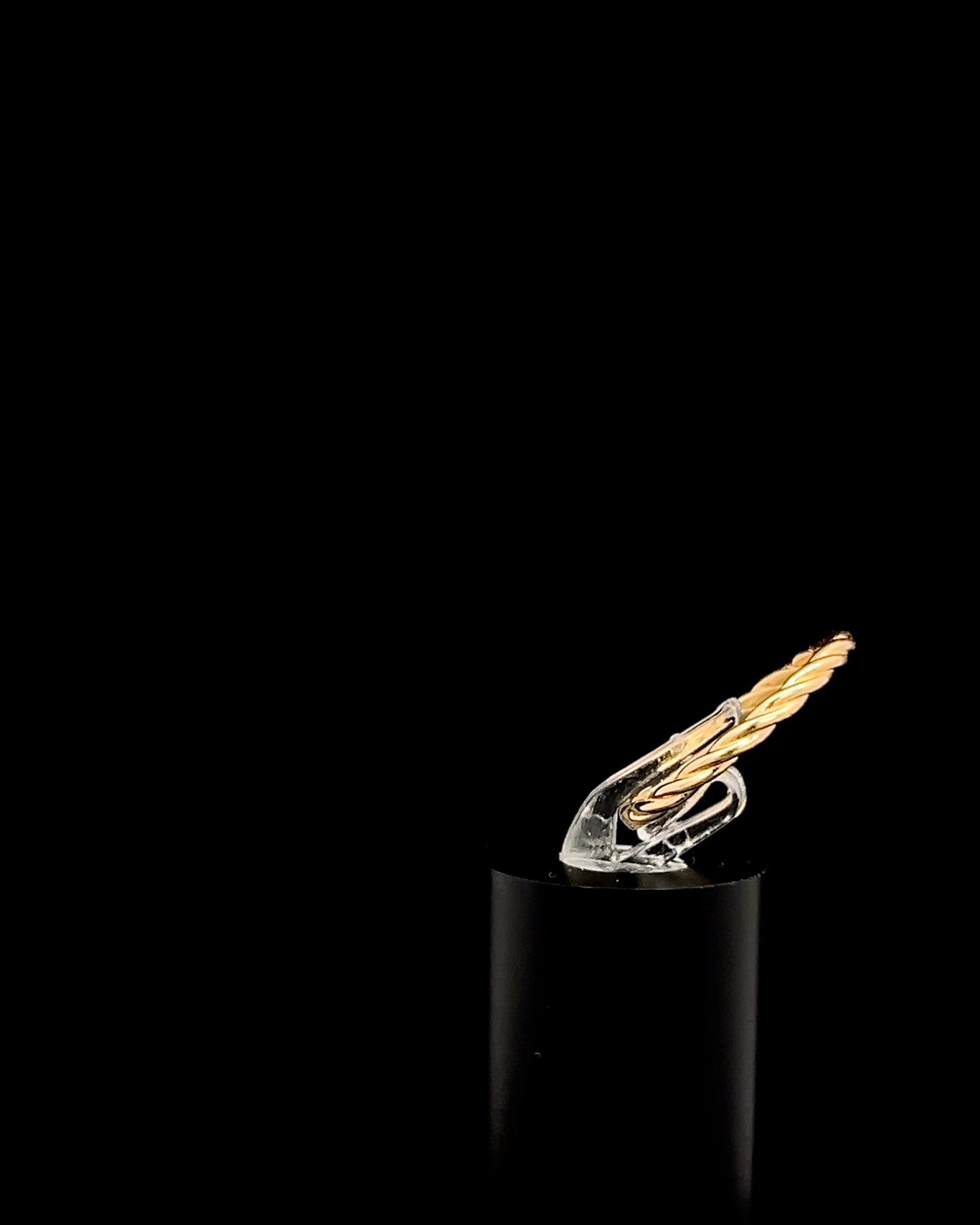 Anillo trenzado stackable 7