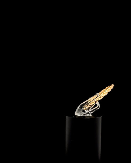 Anillo trenzado stackable 7