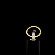 Anillo trenzado stackable 7