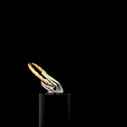 Anillo trenzado stackable 7
