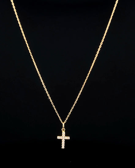 Cadena bebé Cruz 30cm