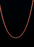 Cadena mostacilla roja 45cm