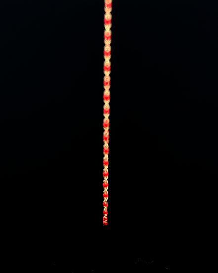 Cadena mostacilla roja 45cm