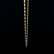 Cadena mostacilla negra 45cm
