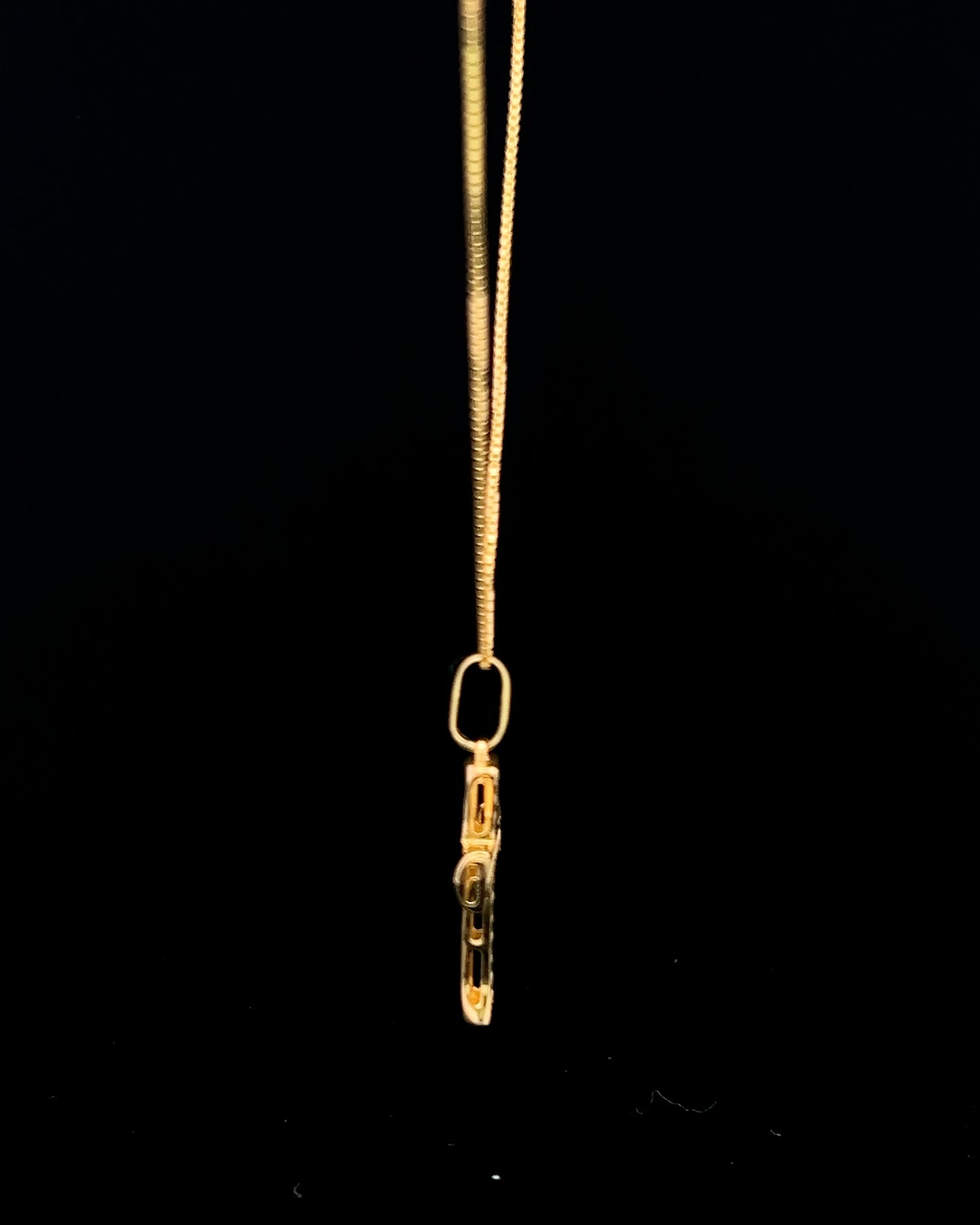 Cadena veneciana Cruz 60cm